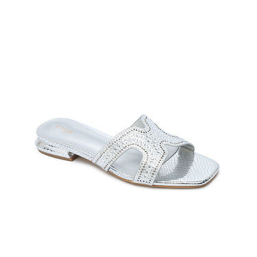 FYOR Flat Sandal #color_silver
