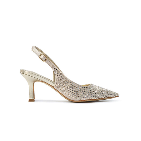 Sleek Crystal Pump HL 257