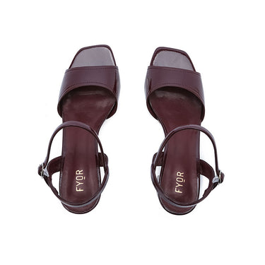 FYOR Box Heel #color_maroon