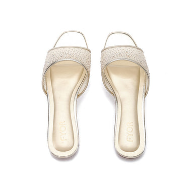 Mesh Diamante Evening Flat HL 294