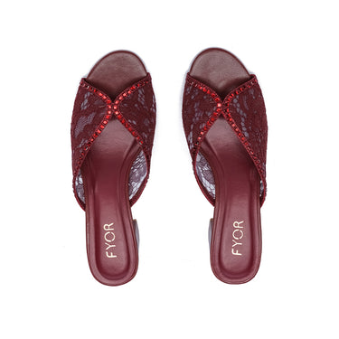 FYOR Box Heel #color_burgundy