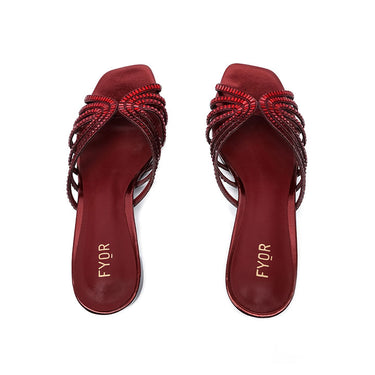 Fyor HL 122 Box Heel #color_maroon