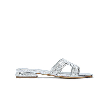 FYOR Flat Sandal #color_silver