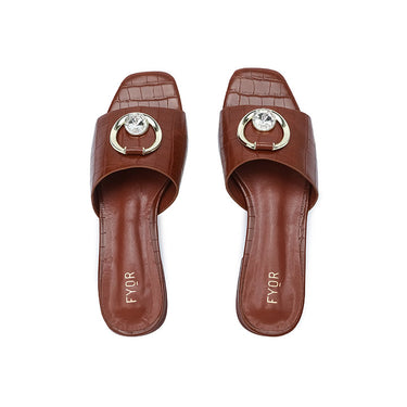 FYOR Flat Sandal #color_tan