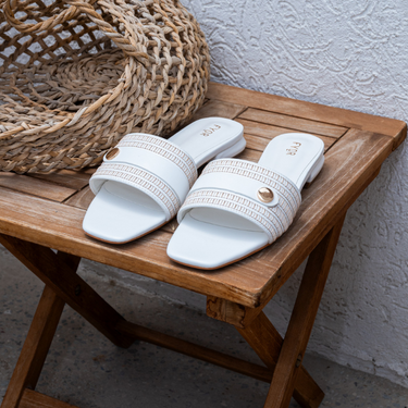 FYOR Flat Sandal #color_white