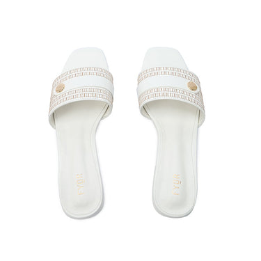 FYOR Flat Sandal #color_white