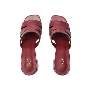 FYOR Box Heel #color_maroon