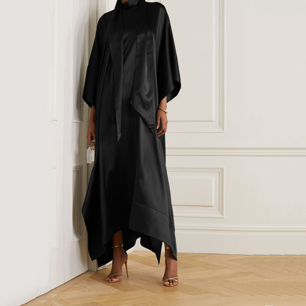 J7015 cascade black kaftan