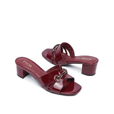 FYOR Box Heel #color_ruby