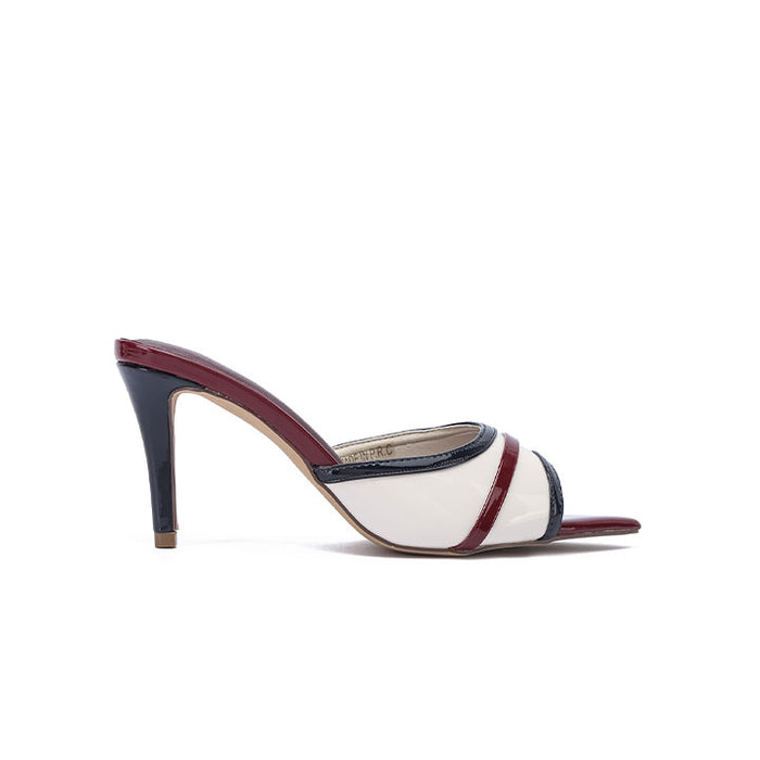 Stylish Tri-Tone Pointed Heel MC 014
