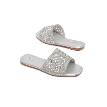 Fyor MY 262 Flat sandal #color_silver