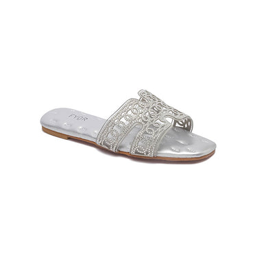 Fyor MY 264 Flat sandal #color_silver