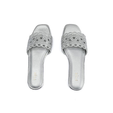 Fyor MY 319 Flat sandal #color_silver