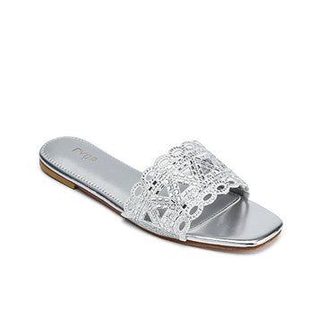Fyor MY 319 Flat sandal #color_silver