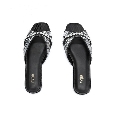 Fyor MY 326 Flat sandal #color_black