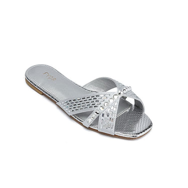 Fyor MY 326 Flat sandal #color_silver