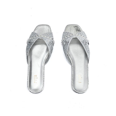 Fyor MY 326 Flat sandal #color_silver