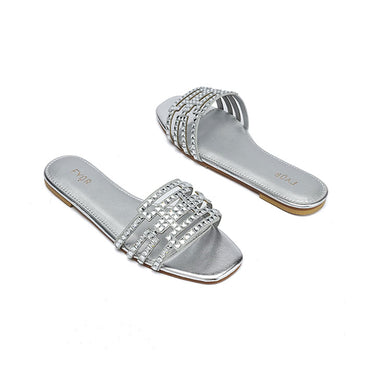 Fyor MY 329 Flat sandal #color_silver