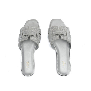 Fyor MY 332 Flat sandal #color_silver
