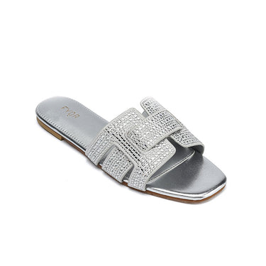 Fyor MY 332 Flat sandal #color_silver