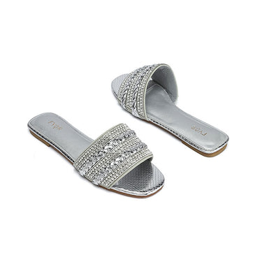 Fyor MY 334 Flat sandal #color_silver