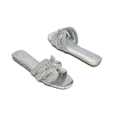 Fyor MY 340 Flat sandal #color_silver