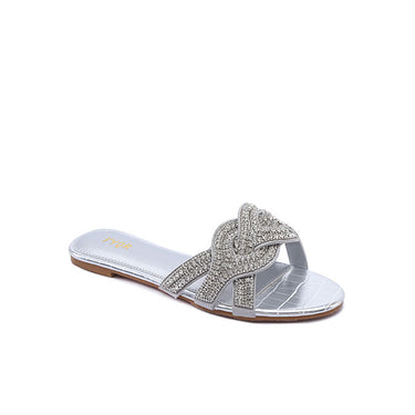 FYOR Flat Sandal #color_silver