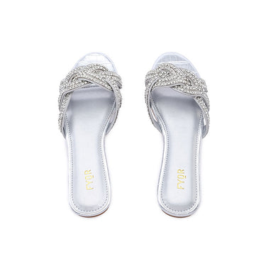 FYOR Flat Sandal #color_silver