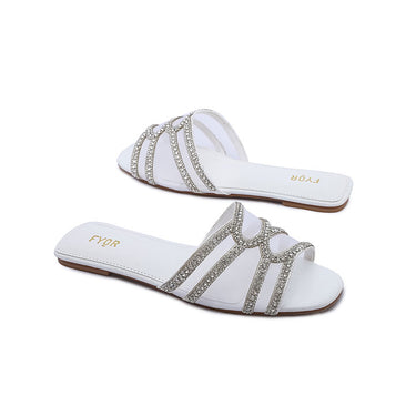 FYOR Flat Sandal #color_white