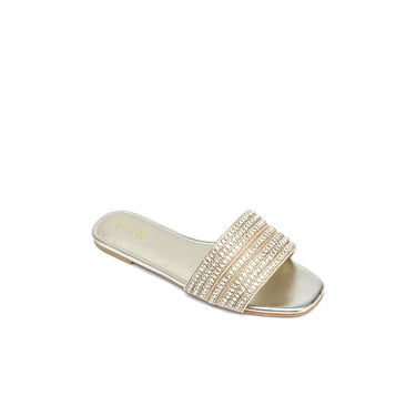 FYOR Flat Sandal #color_gold