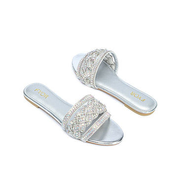 FYOR Flat Sandal #color_silver