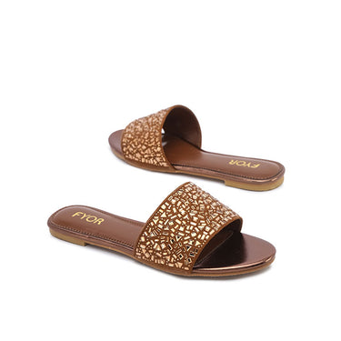 FYOR Flat Sandal #color_bronze