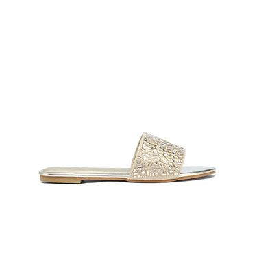 FYOR Flat Sandal #color_gold