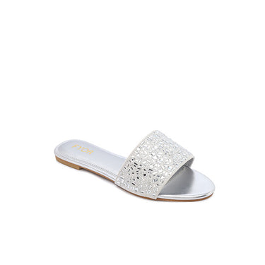 FYOR Flat Sandal #color_silver