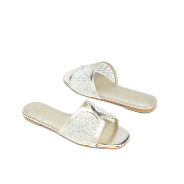 FYOR Flat Sandal #color_gold