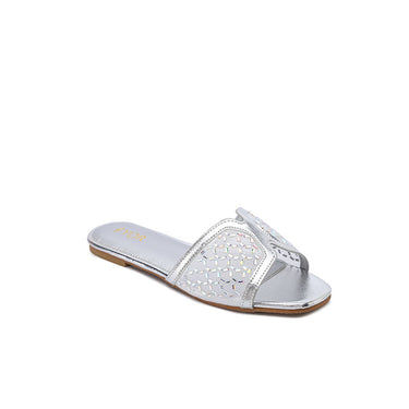 FYOR Flat Sandal #color_silver