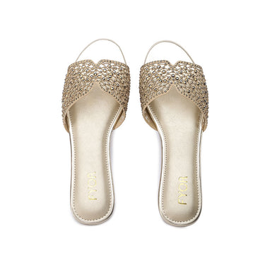 FYOR Flat Sandal #color_gold