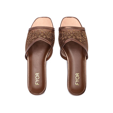 FYOR Flat Sandal #color_bronze