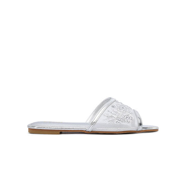 FYOR Flat Sandal #color_silver