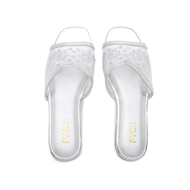 FYOR Flat Sandal #color_silver
