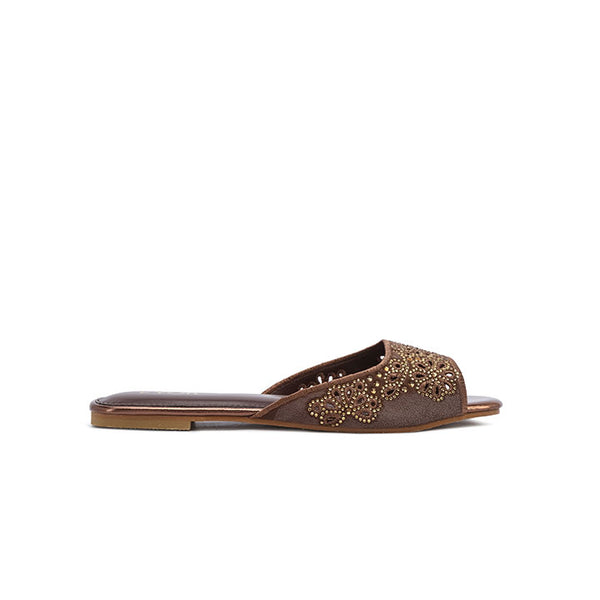 Stylish Laser-Cut Ornate Flat Slide MY 382