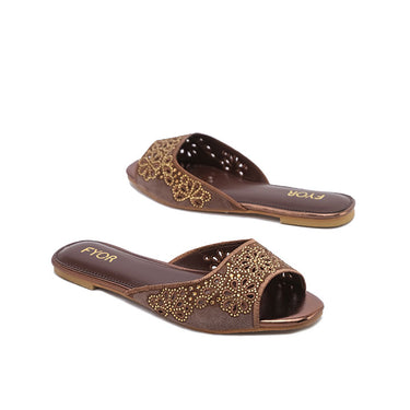 FYOR Flat Sandal #color_brown
