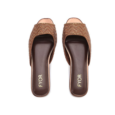 FYOR Flat Sandal #color_brown