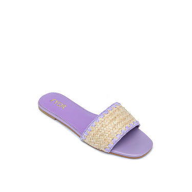 FYOR Flat Sandal #color_purple