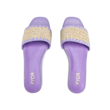 FYOR Flat Sandal #color_purple