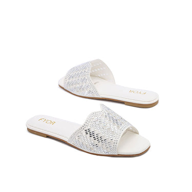 FYOR Flat Sandal #color_white
