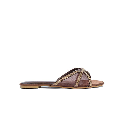FYOR Flat Sandal #color_bronze