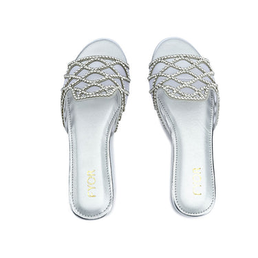 FYOR Flat Sandal #color_silver