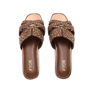 FYOR Flat Sandal #color_bronze