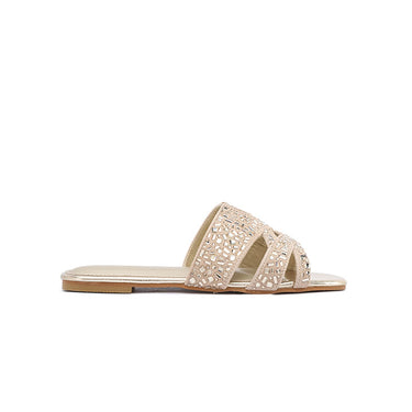 FYOR Flat Sandal #color_gold
